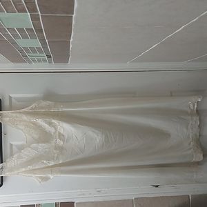 Cream nightgown/chemise Midi length size  L/Xl Marks & Spencer